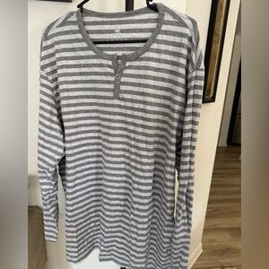 Men’s striped pajama top